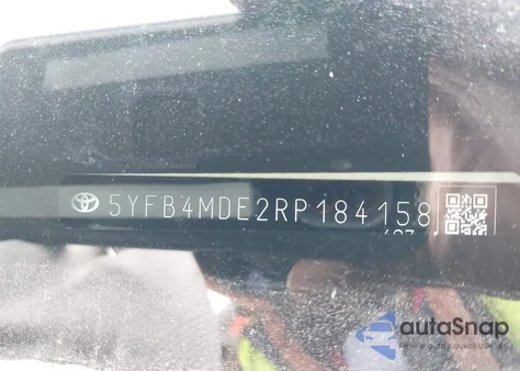 2024 Toyota Corolla Le from USA, damaged, VIN 5YFB4MDE2RP184158